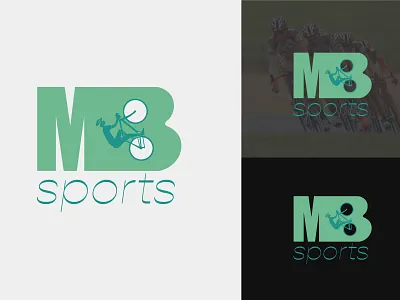 MB sports3 branding design flat illustration lettering logo minimal typography