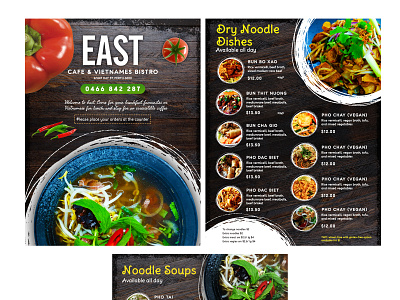 Graphics Design Menu Design graphics