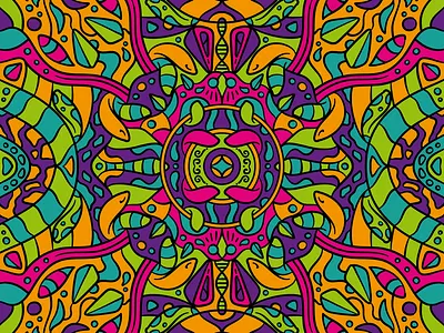 Finding Balance design idro51 illustration psychedelicart sacredgeometry