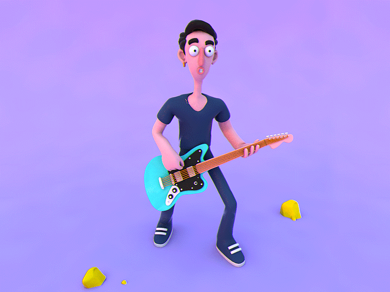 Fake claymation rocks! 🤘