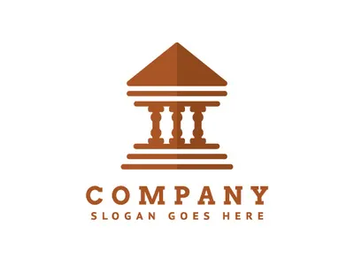 Monument Building Logo Design art art challenge brand branding branding design clean company concept creative design design art freelancer logo monument sell your art selling simple unique unique logo vector