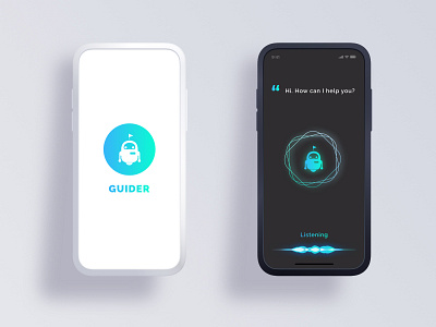 Mobile Voice User Interface - Guider app audio guide mobile ui user interface ux voice voice interface voice user interface vui