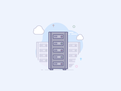 Servers computer hosting servers