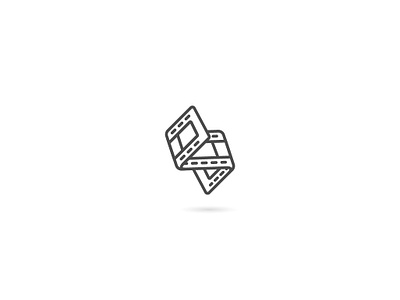 S Film Logo Design brand identity branding clean embelm film icon initial logo logo minimal modern movie movie logo production production logo roll s logo simple stripe symbol