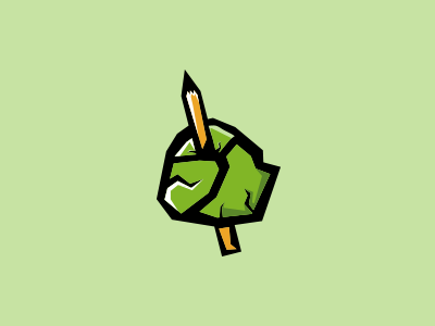 radium brand branding design green illustration logo radium rock vector