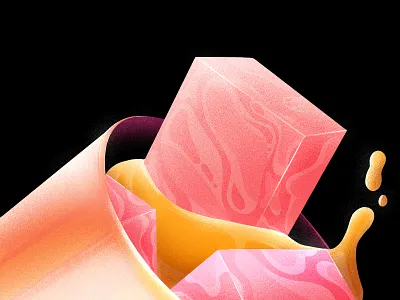 Whiskey Weekends! alcohol design drink ice illustration photoshop shapes texture whiskey whisky