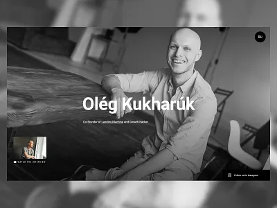Shot #6537961 clean clean ui design hero hero image individual individual portfolio minimal minimalist person personal personal brand personal project webdesign website website design