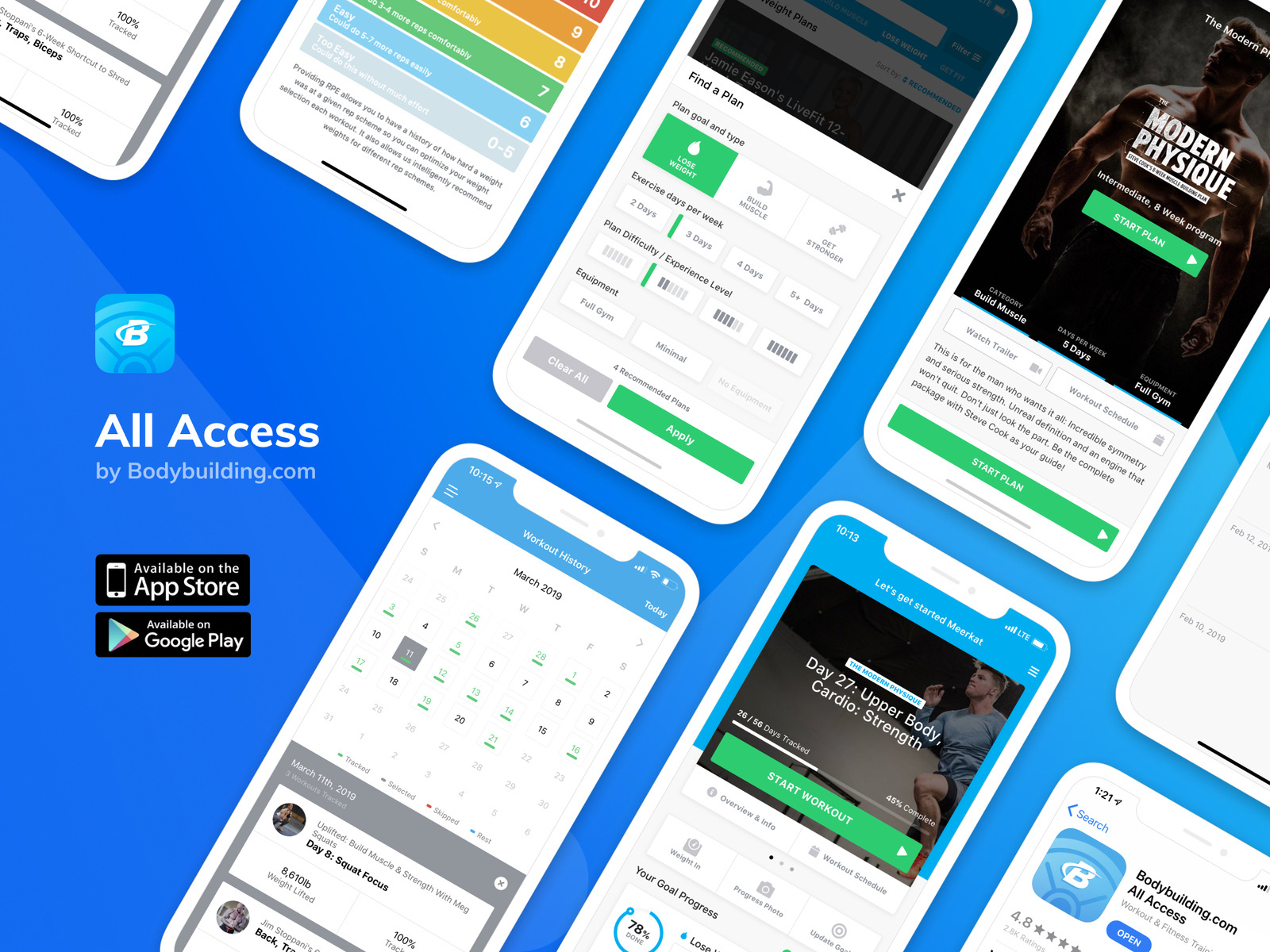 Example of All Access App Preview