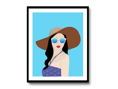 summer portrait app badge brand branding character design esport game gaming icon identity illustration logo logos mark mascot sport typography ui vector