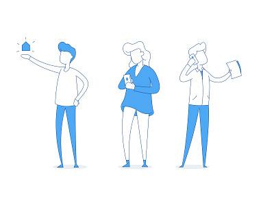 Website Illustrations for Till branding color design identity illustration inspiration lines minimal