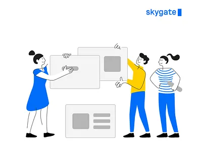 A/B Testing 2d illustration ab testing ab testing agency abtesting art design illustration illustrations more option options startups testing user behaviour user flow user flows variants vector vector illustration wireframing