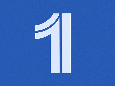 36 days of type - 1 1 36 days of type design digital illustration illustration letter lettering numbers procreate typography typography design