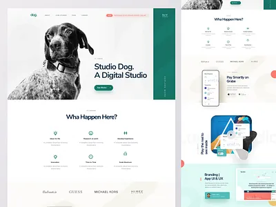 Digital Agency Homepage Design V3 agency design housing landing page photography portfolio real estate stuio themeforest ui visual design web design website