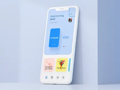 Finance app adobe xd app design finance kit xd