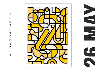 26 Poster 26 design illustration independence independence day poster vector