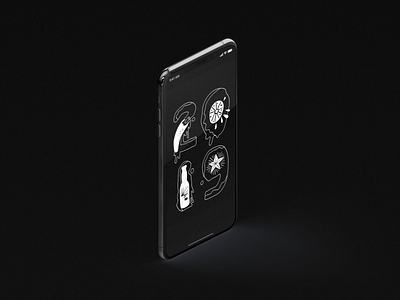 2019 black white branding dailyui design illustration ui