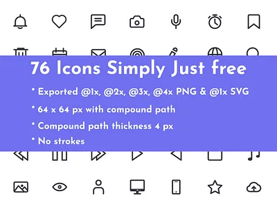 Essential Icons app icons appicon free freebie icons icons design icons pack icons set iconset web icon web icons webicons