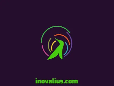Hummingbird Logo abstract animal bird design hummingbird logo logo design logo for sale logo maker spiral