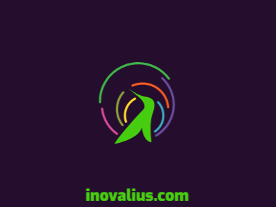 Hummingbird Logo abstract animal bird design hummingbird logo logo design logo for sale logo maker spiral