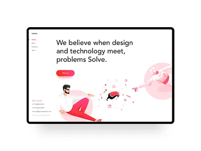 Germs Fine Art & Design Studio brand identity branding clean design flat identity illustration illustrator minimal typography ui ui design user interface ux design vector visual visual design visual identity web website