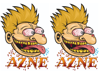 AZNE art artwork characterdesign hiphop logo logodesigner merch merchandise music musician poster rap rapper tees tshirt undergroundhiphop vector vectorart vectorize