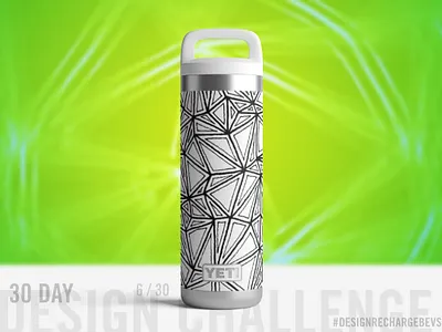 Proposed custom YETI design 6/30 abstract art art licensing blackandwhite blackwork branding drawing geometric geometric design geometric illustration illustration lineart motifs op art packaging design pattern pattern design surface design textile design triangles urban art