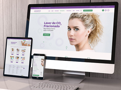 Aesthetic Medicine Clinic Website design ui ux design web design