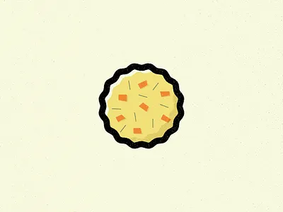 Q Is For Quiche alphabet design food illustration quiche texture true grit texture supply vector