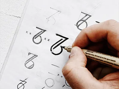 76 6 7 76 cinematographer elegant freelance identity logo logo design logotype mark minimal monogram numbers photo photographer subtle symbol