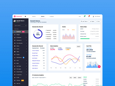 Celestial admin admin dashboard admin panel admin template admin theme bootstrap bootstrap 4 chart dashboard design flat graph product profile statistics typography ui ux webapp