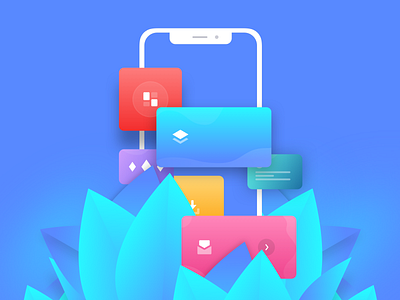 Card Visual card cards concept design icon illustration vector visual