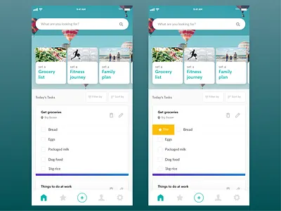 To-Do App Design app app design app ui design grocery list interface ios list app design list design search bar to do app to do list ui design ui ux user experience user interface ux design