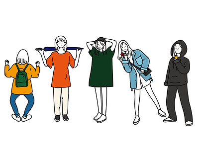 【你也在这里】系列 design illustration 插图