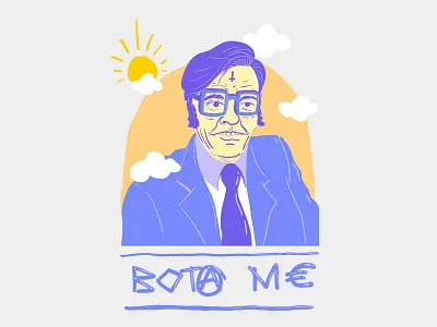 Bota Me colors dibujo digital digital 2d illustration illustration art photoshop politico
