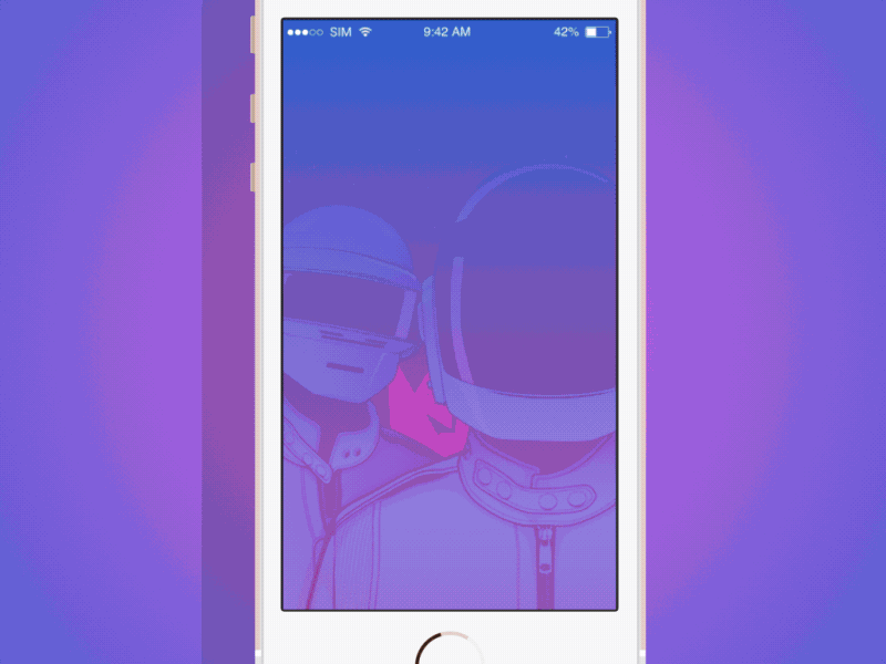 Mobile animation adobe after effects animation app colors design illustration iphone logo mobile music text transitions ui ux