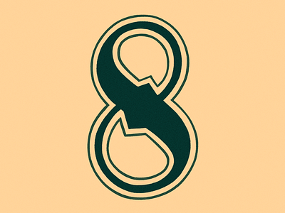 36 days of type - 8 36 days of type 8 design digital illustration illustration letter lettering number numbers numerals procreate typography typography design