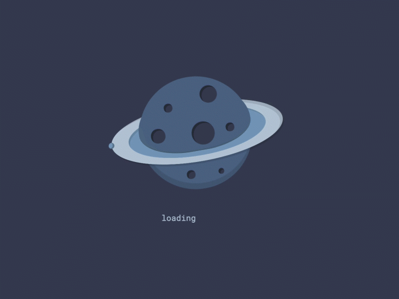 Planet CSS Loader Animation animation css css animation css animations css hover css hover animation css hover effect css illustration css loader design hover html css illustration loader loader animation loading animation motion animation ui ui design