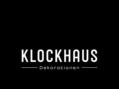 Logo – KLOCKHAUS Dekorationen artdirection branding brandingidentity corporate corporate branding corporatedesign design grafikdesign hellotype illustration lettering logo logodesign logotype type typography ui ux vector xyzettgraphix