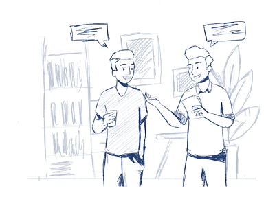 Sketch Work in Progress character character illustration character sketch illustration minimal office sketch sketching