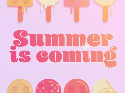 Popsicles digital illustration digitalart duotone ice icecream illustration illustrator popsicles summer vector vector illustration vectorart