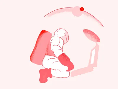 A place called space...Monterail branding character design illustration monterail ui vector