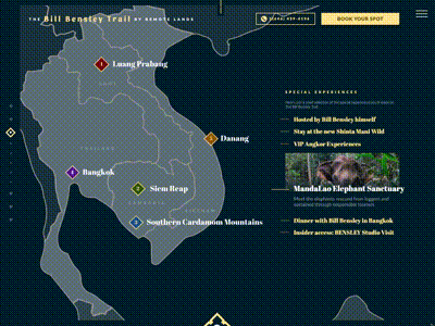Scrolling interaction for travel itinerary clean flat full screen interaction design scroll animation travel ui