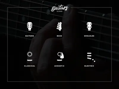 🎸Guitars Icons app bass brand branding design guitar icon icon set icons music musician sign symbol