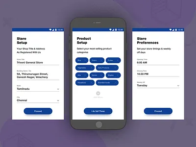 Store Setup daily 100 challenge daily ui dailyui settings settings page settings ui