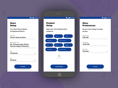 Store Setup daily 100 challenge daily ui dailyui settings settings page settings ui