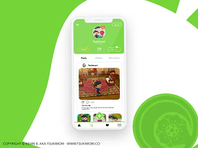 User profile for Animal Crossing - Daily UI 006 daily ui dailyui ui ui design uidesign uiux user user profile ux ux design uxdesign uxui