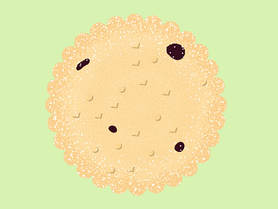 Daily Biscuit Challenge 17 biscuit currant digital edges fruit rough sugar sweet tea texture vector
