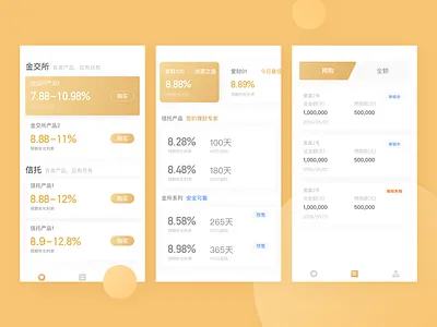 finance app app design finance illustration ios loan ui ux
