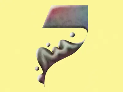 7 for 36 Days of Type abstract boutique bubble circles colors creation design font font design illustration letter lettering minimal organic poster shape type art typeface typography vector