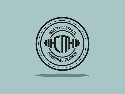 Marzia Costanzo - Personal Trainer Logo adobe illustrator adobe illustrator cc adobe suite ai design graphic design gym identity gym logo identity identity design illustration illustrator cc logo logodesign logotype persnal training personal logo personal trainer typography vector